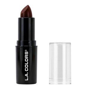 L.A. COLORS Lipstick 'RUM RAISIN' #CLIPC845 Pout Chaser Vitamin E Aloe LA WINE.